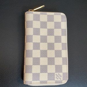 Louis Vuitton Damier Azure compact zippy wallet